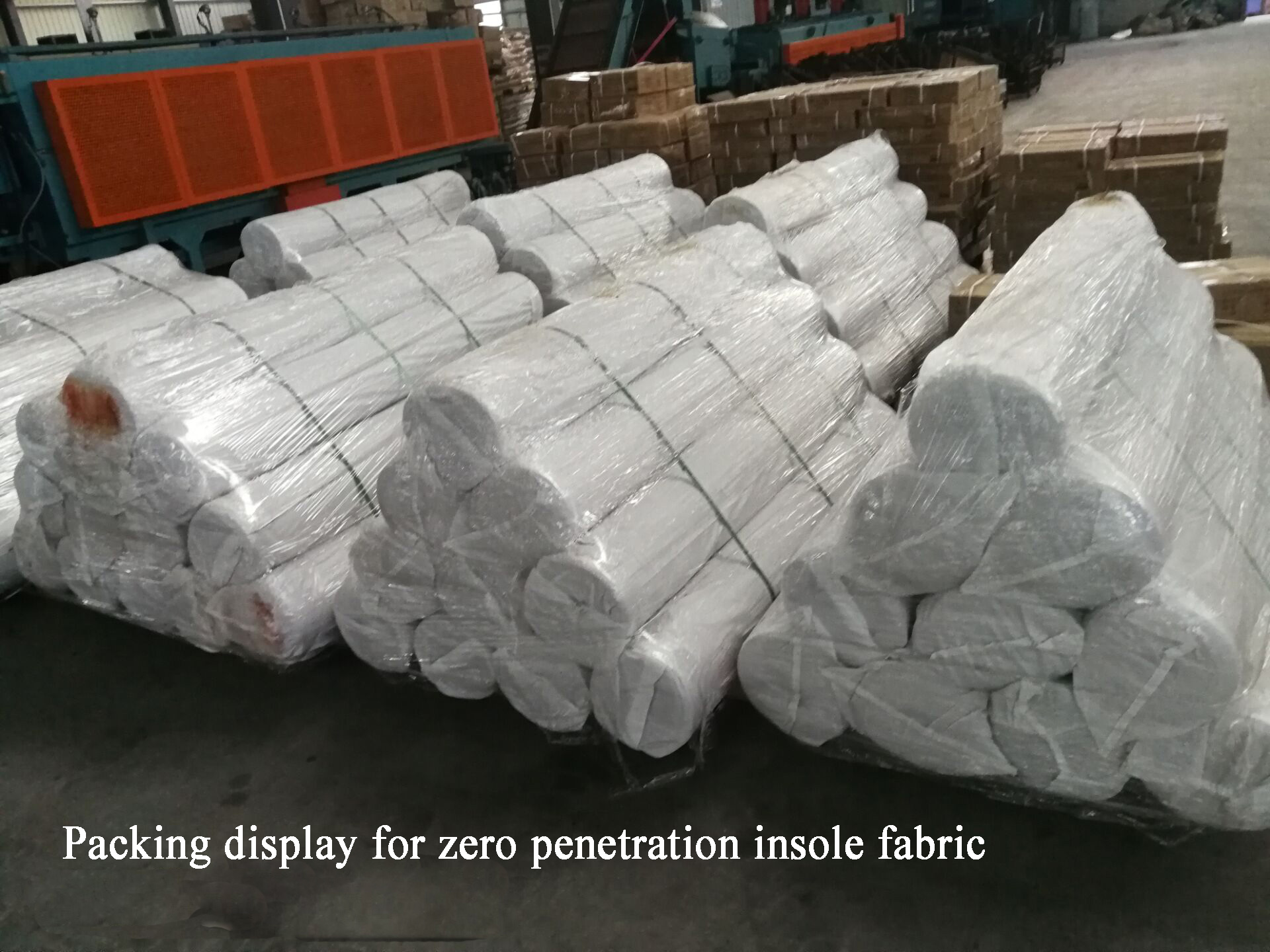 Penetración cero Flexible de tela de plantilla flexible para calzado de seguridad EN22568 Estándar