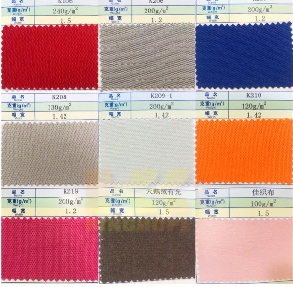 Tela laminada con esponal